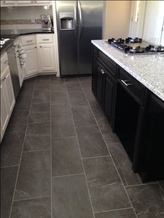 kitchen floor tile best 20+ slate floor tile kitchen ideas OQLWBAH