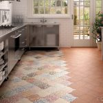 kitchen floor tile ... view in gallery arabesque tile kitchen floor patchwork equipe 4jpg  amazing VTSQAJM