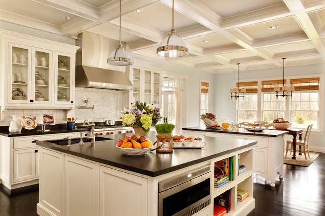 kitchen island design traditional kitchen by garrison hullinger interior design inc. FPMSZVK