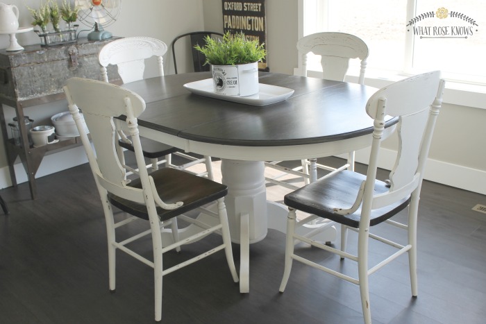 kitchen table and chairs creative of table and chairs kitchen farmhouse style painted kitchen table  and VTJJIOD