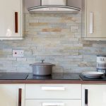 kitchen wall tiles hi-gloss cream kitchen BSEPUNO