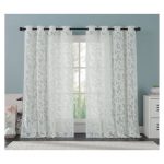 lace curtains best lace curtain with grommets: brightmaison white lace curtain panel EVSYMUX