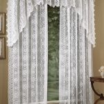 lace curtains hopewell lace curtain - white PNHDOFH