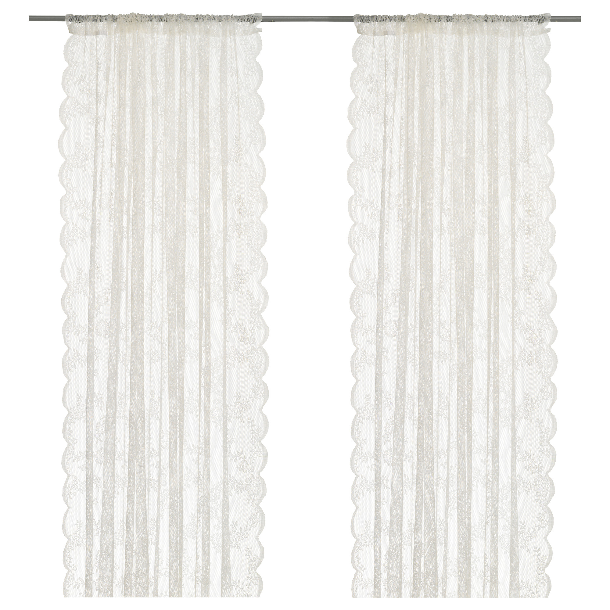lace curtains ikea alvine spets net curtains, 1 pair NUUWCZV