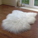 large white icelandic sheepskin rug YNJYSEO