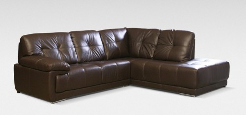 leather corner sofa maxim corner rhf brown DVFTHXL