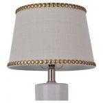 light shade nailhead trim lamp shade small cream - threshold™ AETIVIS