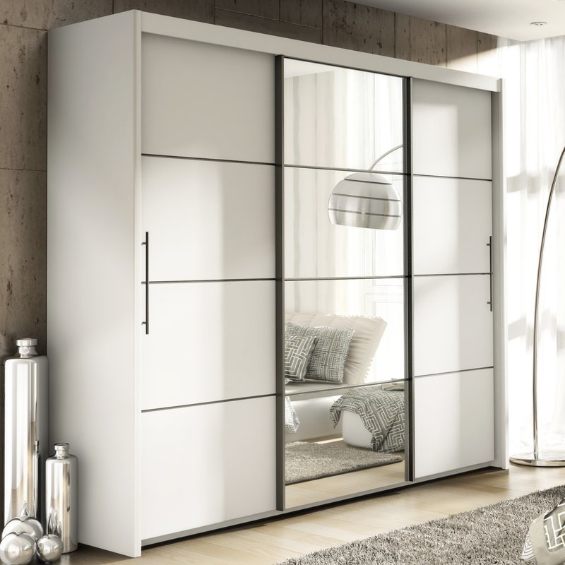 luciano 3 door sliding wardrobe SUODCVD