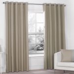 luna mocha luxury thermal blackout eyelet curtains (pair) GRFOULW