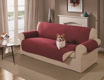 mason reversible sofa cover, red TLBMUBB