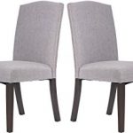 merax fabric dining chairs set of 2 with solid wood legs dining room HDMSLLZ