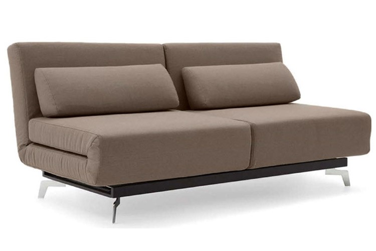 modern sofa beds apollo bark tweed convertible sofa bed sleeper with 2 matching pillows REPVHZW