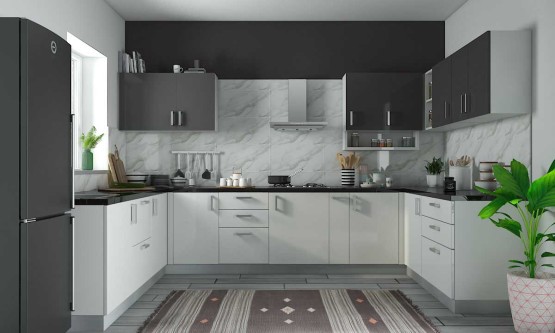 modular kitchen designs spoonbill u shape kitchen CSKJIZV