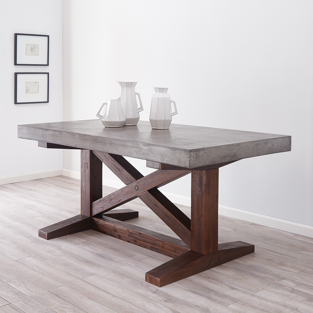 nativestone collection - 72-inch trestle table UPBJEBC