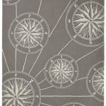 nautical rugs compass rose nautical grey rug STFMIFA