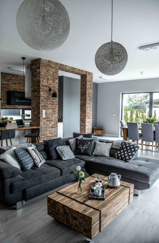 nordic gray modern home interior design ONTFXGQ