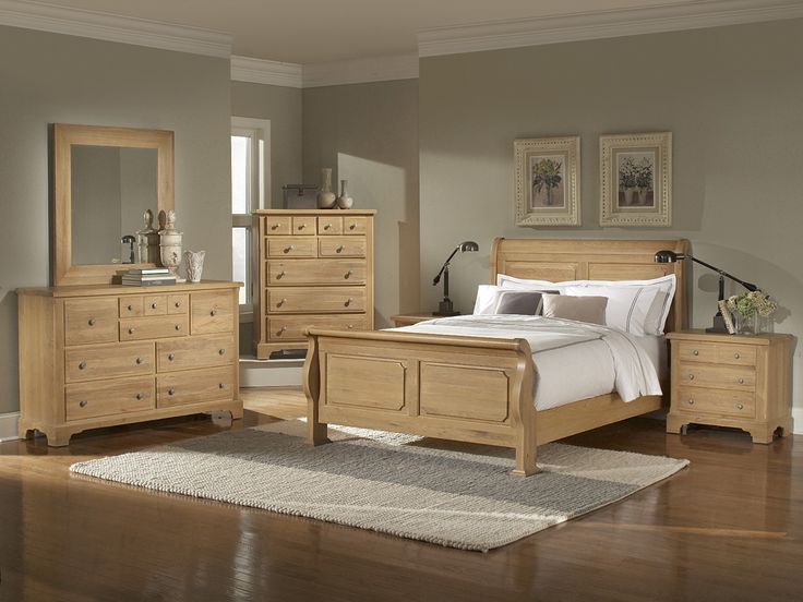 oak bedroom furniture sets | ... washed oak queen sleigh bedroom group a CJQIKMW