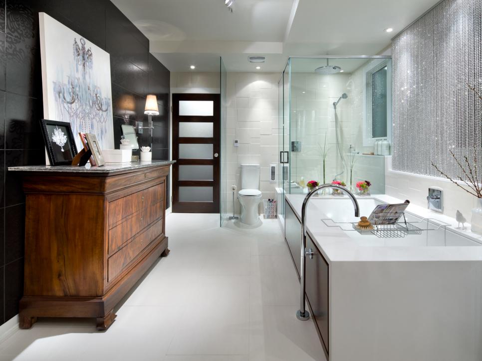 our favorite designer bathrooms | hgtv YETGXIB