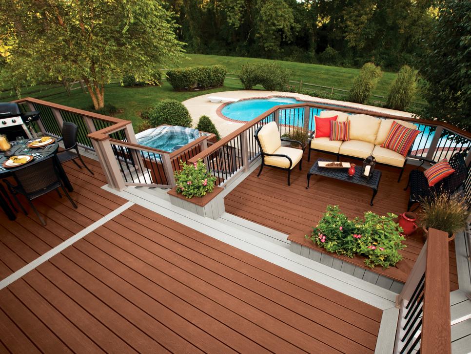 outdoor deck ideas amazing deck designs hgtv QSHDPDA