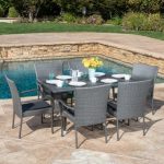 outdoor dining set marissa outdoor 7 piece dining set DDTBLYE