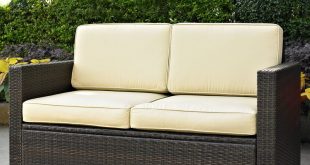 outdoor loveseat belton loveseat with cushions LHKIIJQ