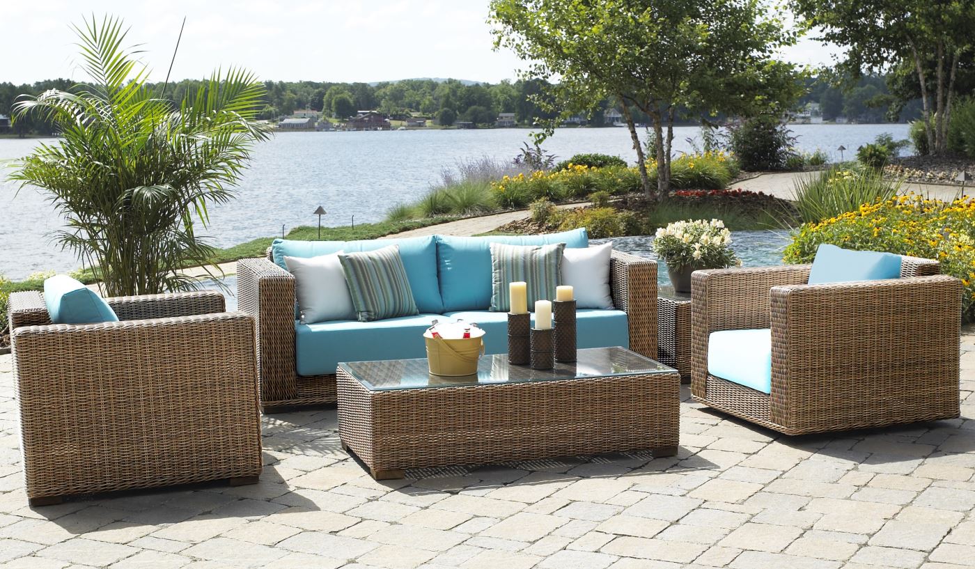 outdoor patio wicker furniture | santa barbara LSYDFHR