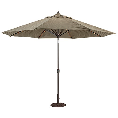 patio umbrellas 11u0027 lighted patio umbrella automatic til ACPIJMZ