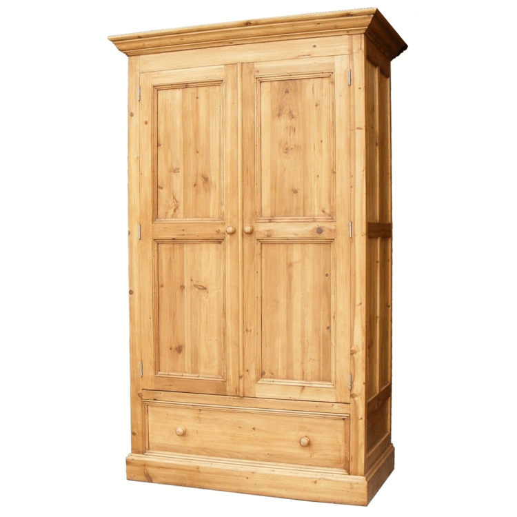 pine wardrobes antique pine double wardrobe with 1 drawer OGLEZNV