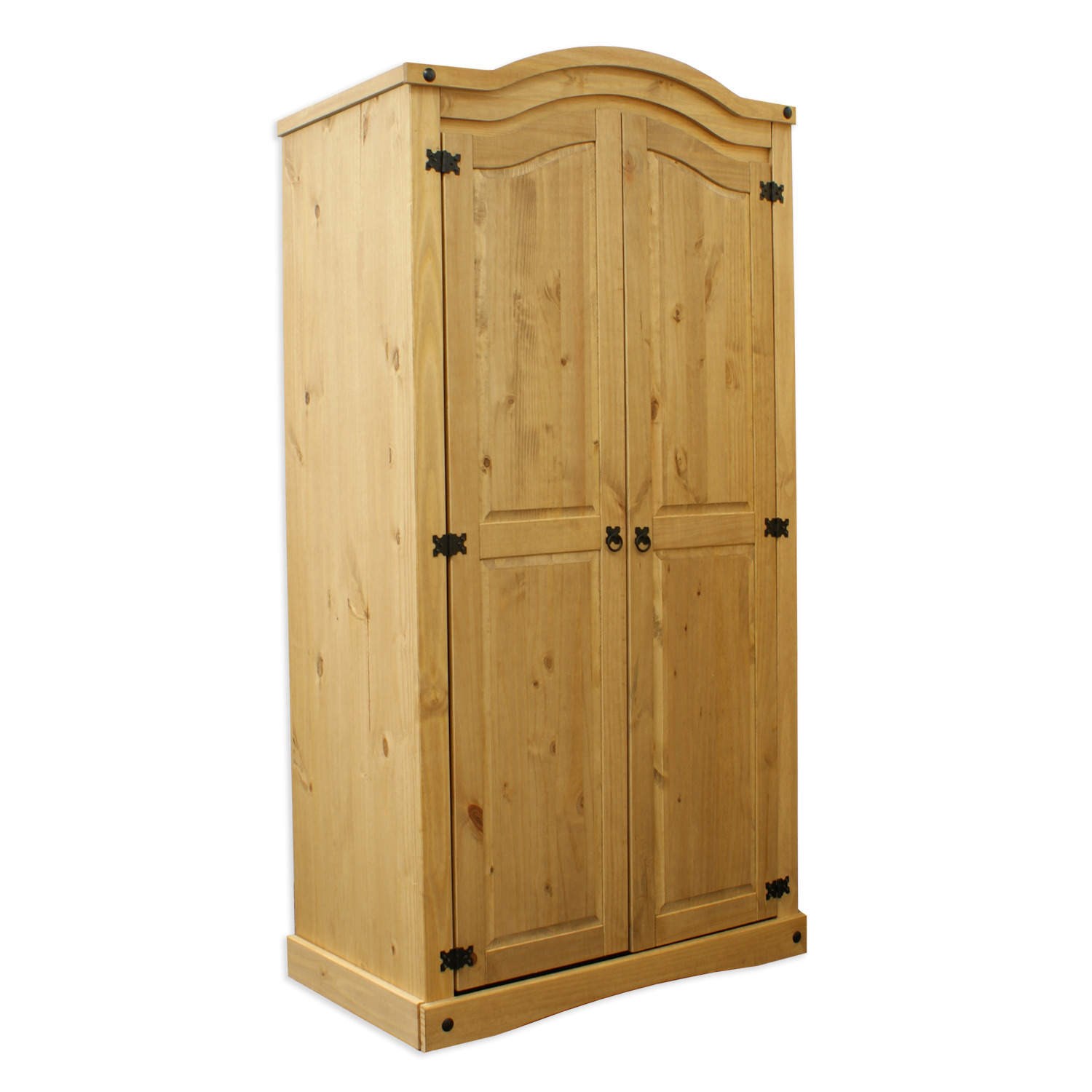 pine wardrobes corona mexican 2 door wardrobe in solid pine KQJVXNR