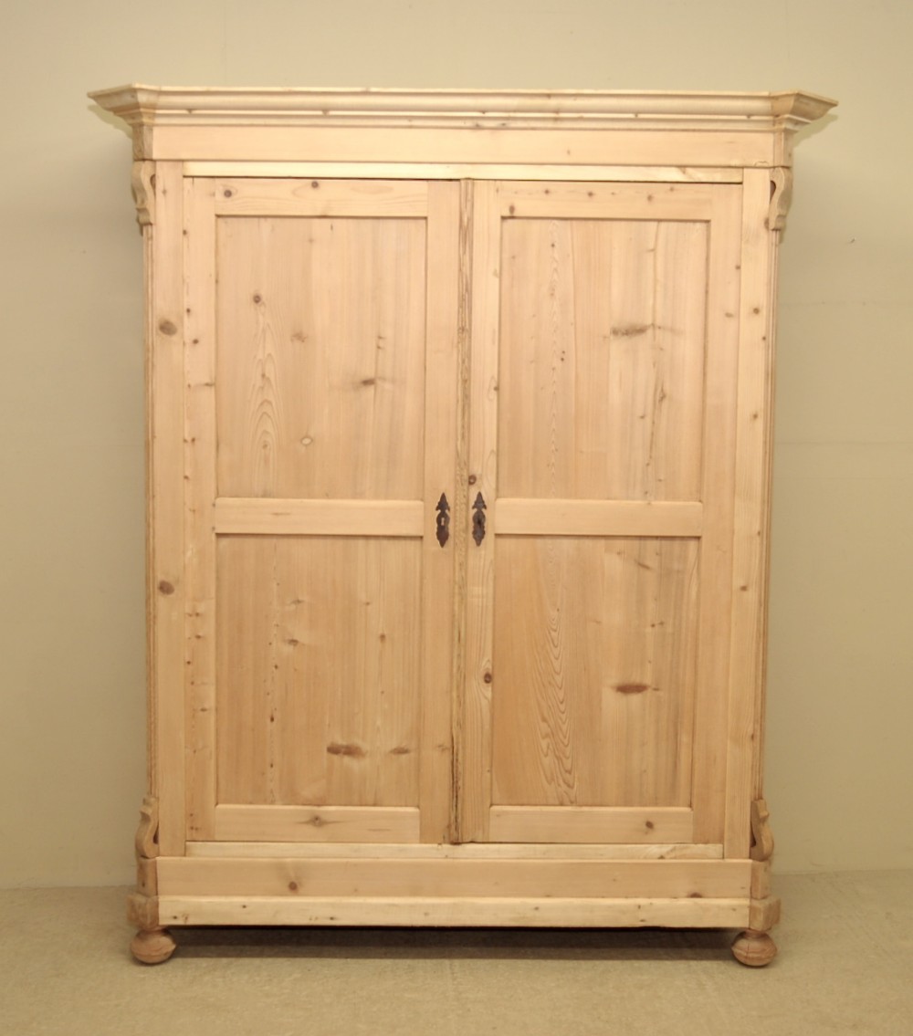 pine wardrobes large antique pine double wardrobe TFMUICG