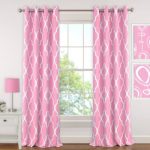 pink curtains elrene emery 63-inch room-darkening grommet top window curtain panel in  light pink DEVSIPH