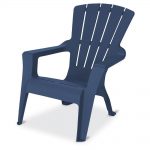 plastic adirondack chairs null midnight stackable outdoor adirondack chair PTEQRSG