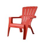 plastic adirondack chairs us leisure chili patio adirondack chair-167073 - the home depot RIASFVO
