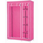 portable wardrobe closets | cute pink portable wardrobe closet storage  ideas for LDIJUGV