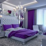 purple bedrooms elegant purple designed bedroom chandelier KEVHUFJ