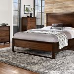 queen bedroom sets abbott hazelnut 5 pc queen panel bedroom OLAJVGQ