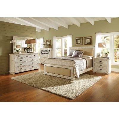 queen bedroom sets willow 6-piece queen bedroom set KVKNNWN