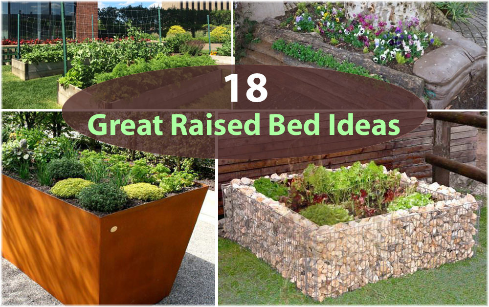 raised bed garden 18 great raised bed ideas | raised bed gardening | balcony garden web LJZHLCM