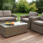 rattan outdoor furniture antilles - 2 seat sofa natural rattan garden set . PZHCGWS
