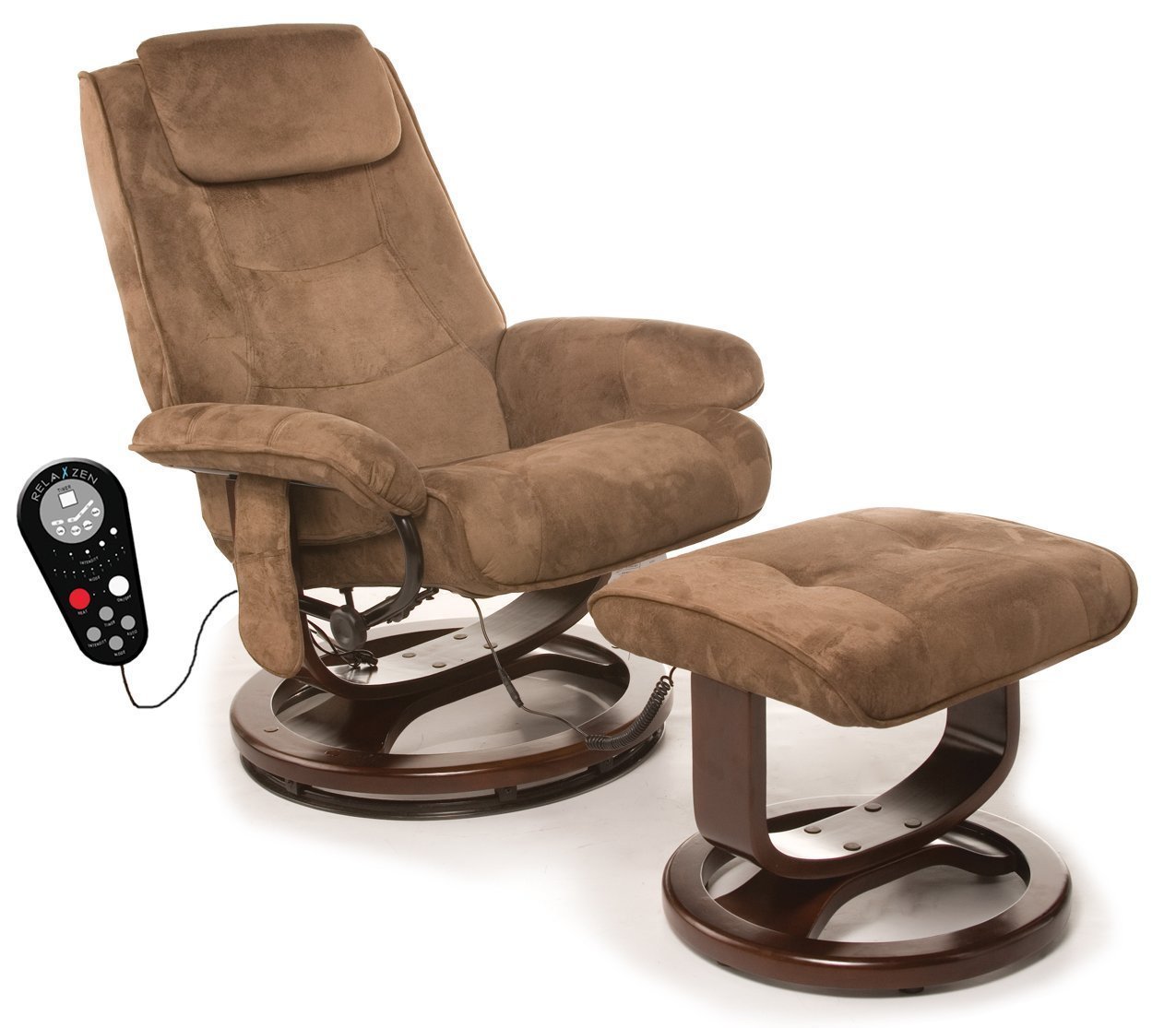 reclining chairs amazon.com: relaxzen 60-078011 deluxe leisure recliner chair with 8-motor  massage u0026 heat, OTGCOER