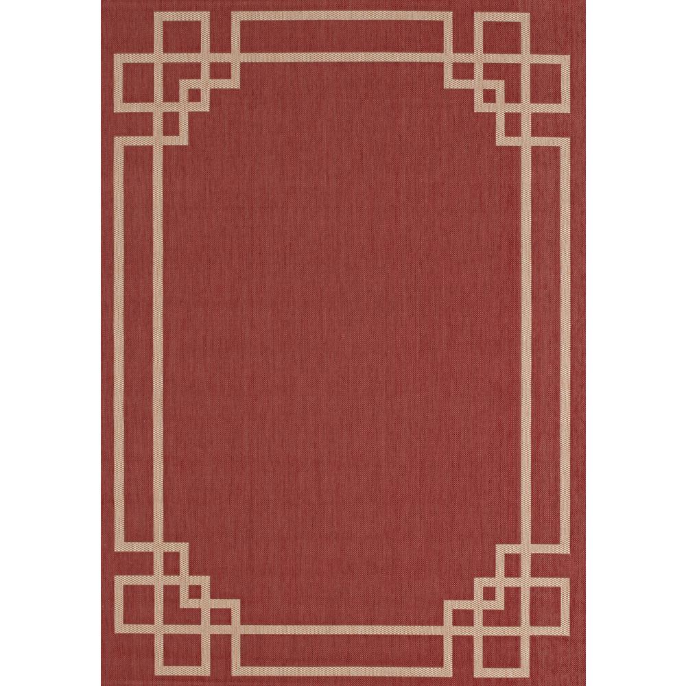 red rugs hampton bay greek key border red/tan 8 ft. x 10 ft. indoor BJSKCSK