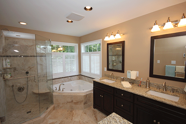 remodeling bathroom chesapeake va bathroom remodel - khr home remodeling RYCKVOV