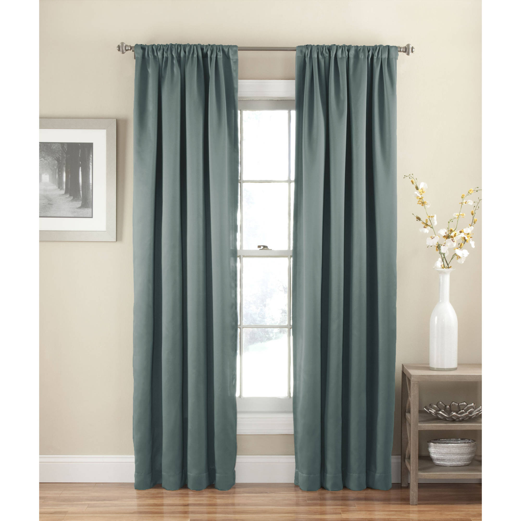 room darkening curtains eclipse solid thermapanel room-darkening curtain - walmart.com NYIDZKA