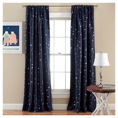 room darkening curtains star curtain panels - room darkening - set of 2 OIDLXKV