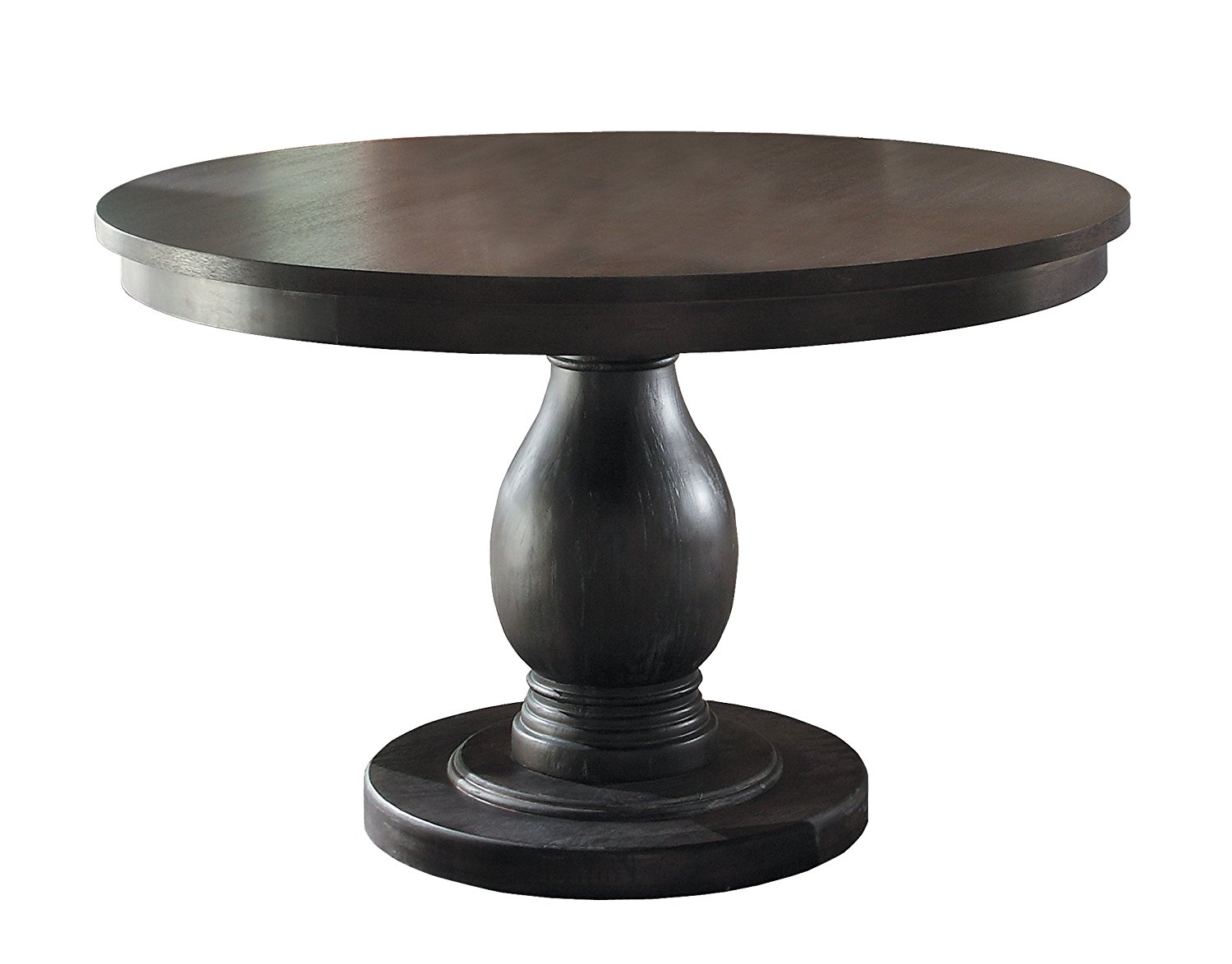 round pedestal dining table amazon.com: 2466-48 style round pedestal table by homelegance: kitchen u0026  dining QRSPBMF