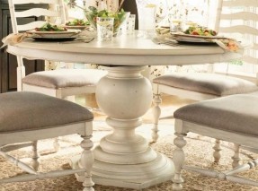 round pedestal dining table linen* YQZHPIG