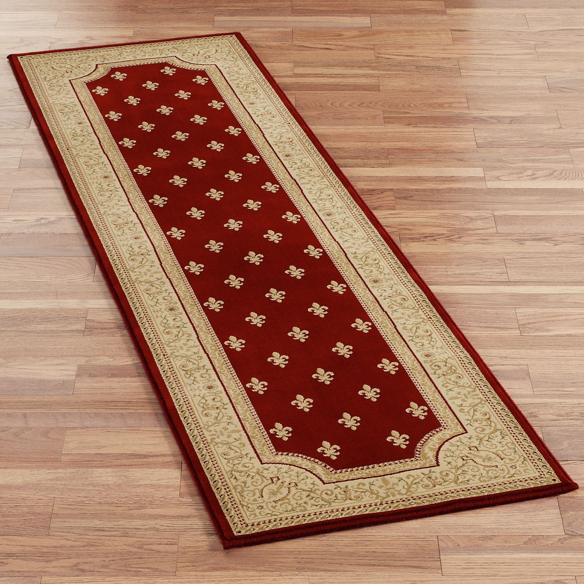 runner rugs regent fleur de lis rug runners EZSIZUF