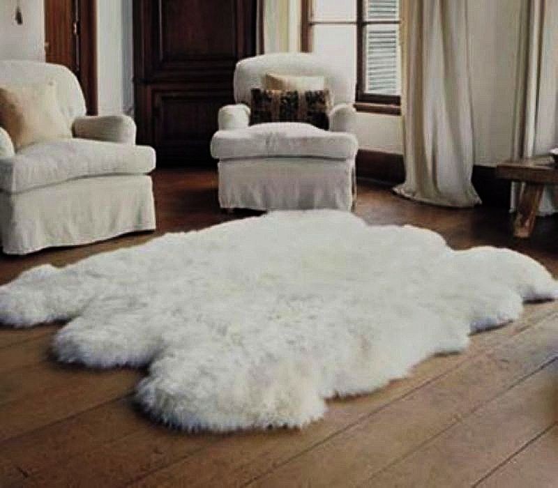 sexto sheepskin rug | 5 x 7 bowron sheepskin pelt rug VYSRENV