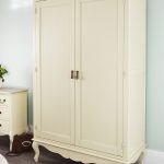 shabby chic wardrobe juliette shabby chic champagne king bed 5pc bedroom suite. cream 5ft bed, TOBXDCS