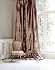 silk curtains blush pink silk curtain shantung silk by zylstraartanddesign AJFWRET